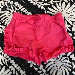 <3/$20> Carter's Hot Pink Ruffle Shorts 24 Months